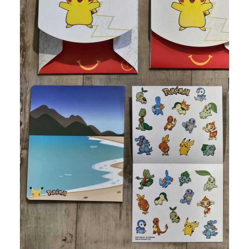 Pokemon TCG 25th Anniversary EMPTY Lot Of 8+ 3 Pack Bundle Promo McDonald's 2021
